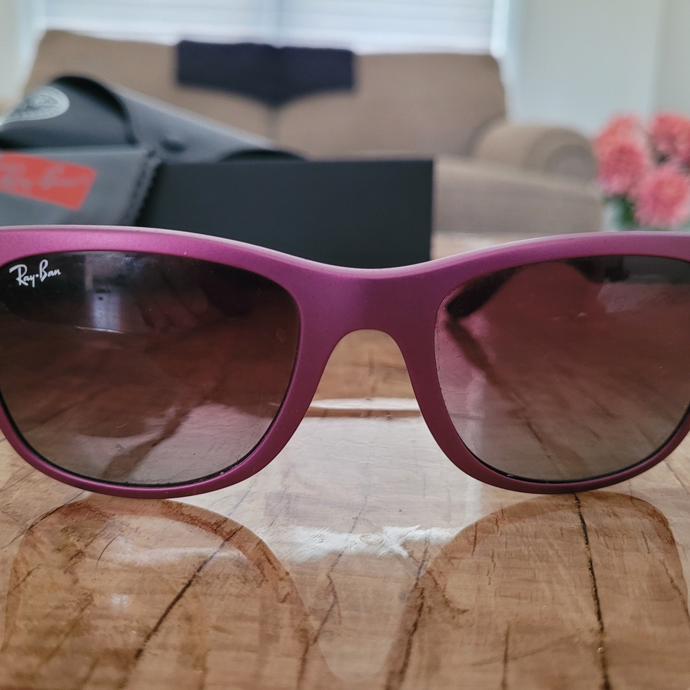 Ray-Ban RB4195 Wayfarer Liteforce Sunglasses - Pink - Picture 2 of 11